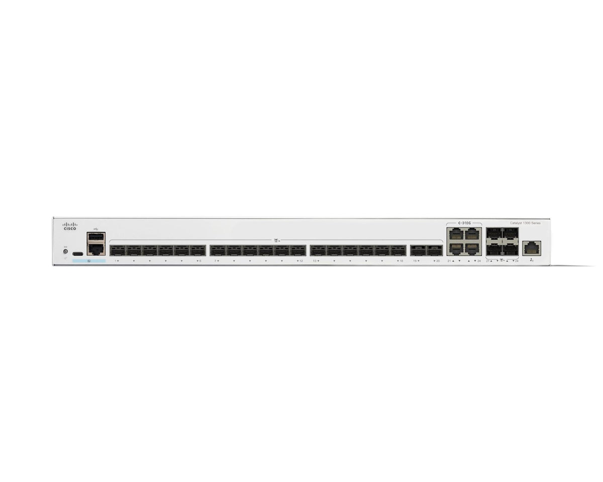CISCO Catalyst 1300 24-Port Switch 20 x 10GE SFP+ 4 x 10GE Shared Uplinks
