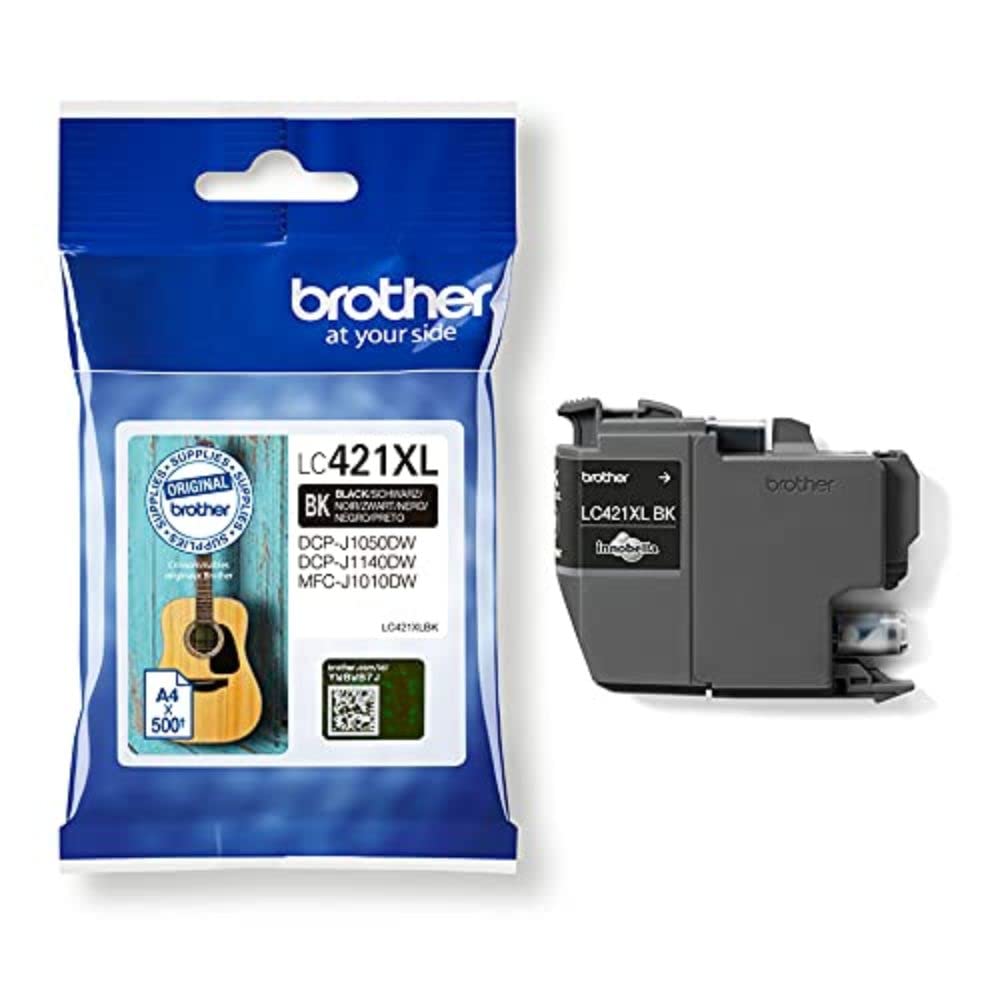 BROTHER 500-page high capacity Black ink cartridge for DCP-J1050DW MFC-J1010DW and DCP-J1140DW