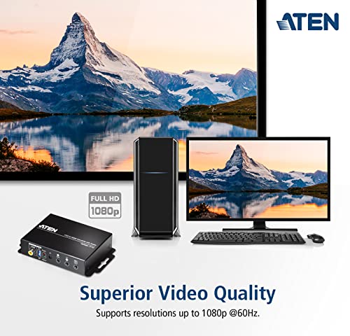 Aten VC182 convertisseur-scaler VGA + audio vers HDMI