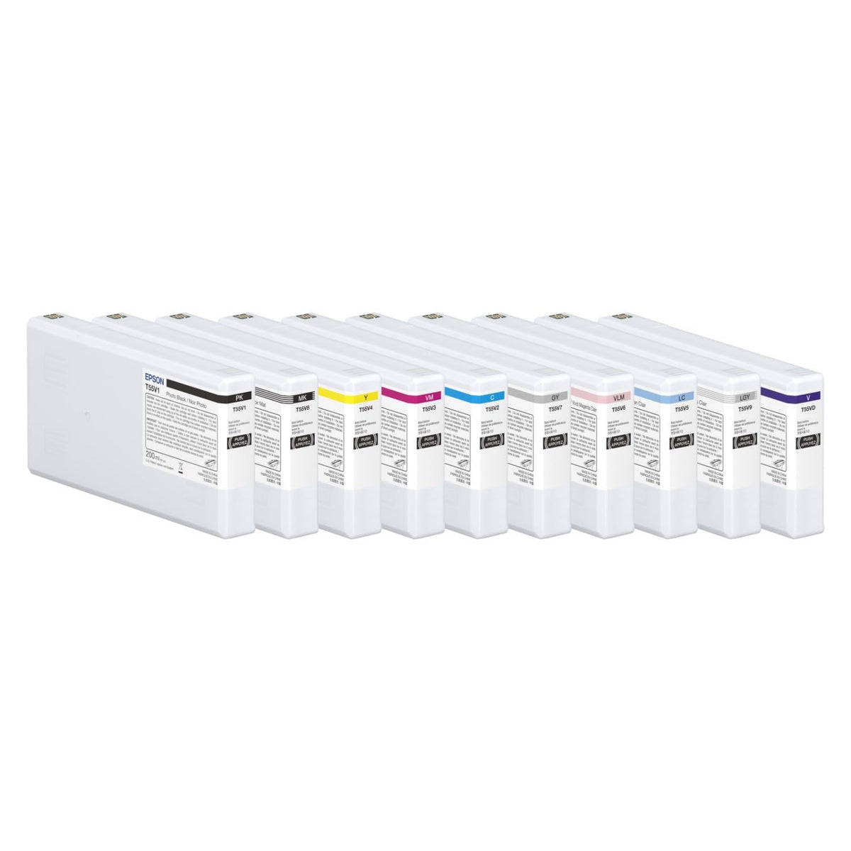 EPSON 1LB T55W9 Light Gray Ink Cartridge 200ml