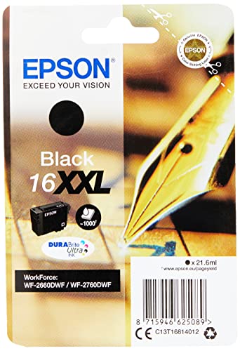 Cartouche EPSON C13T16814012 16XXL - Noir