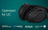 EPOS ADAPT 661 over ear bluetooth stereo headset with ANC incl. USB-C dongle and case certified for Microsoft teams