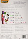 FELLOWES FEUILLE DE  NETTOYAGE POUR PLASTIFIEUSES X10