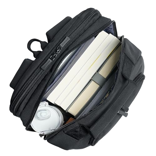 Sac à dos pro 15,6"-16"passant valise Polyester ECO noir dép