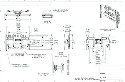 PFW 6855 Display WallMount turn+tilt