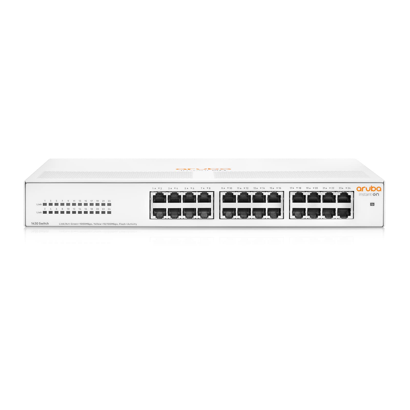 HPE Networking Instant On 1430 24G Switch Commutateur non géré 24 x 10/100/1000 de bureau Montable sur rack fixation murale BTO