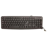 URBAN FACTORY Clavier filaire - USB 2.0 black - Azerty
