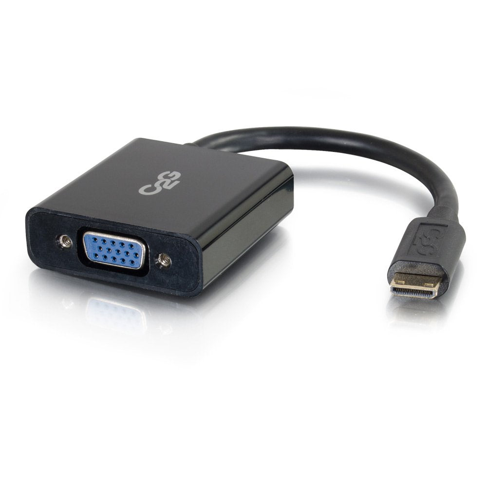 HDMI M to VGA F Dongle w/pwr