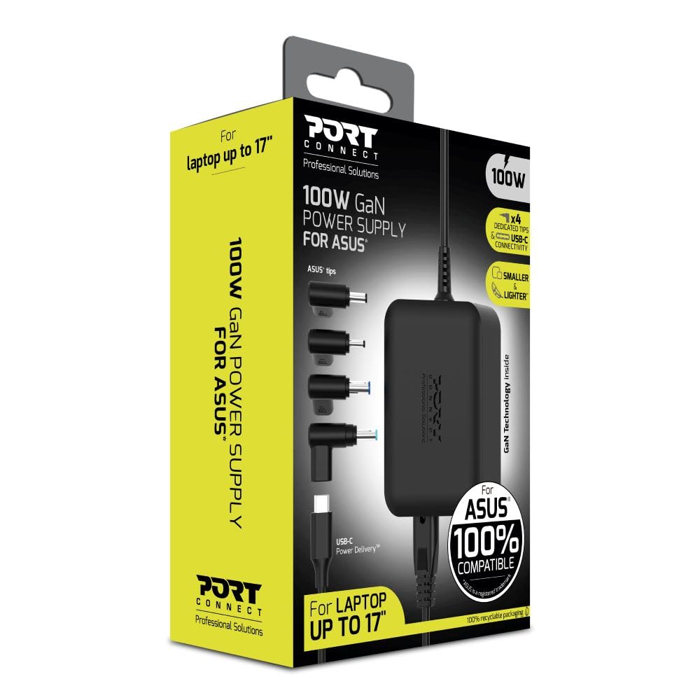 PORT DESIGNS Power Supply GaN 65W - ASUS - EU