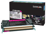 LEXMARK X748 cartouche de toner cyan haute capacité 10.000 pages pack de 1 With returnprogram