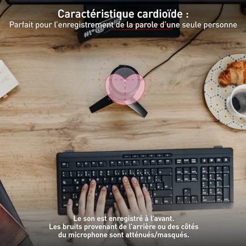 CHERRY Microphone UM 3.0 USB cardioïde