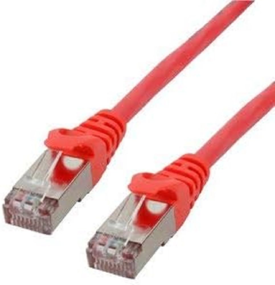 MCL Cordon de brassage RJ45 CAT 6 F/UTP - 5m Rouge