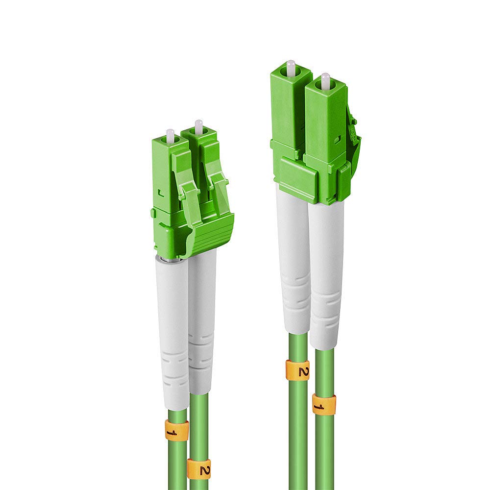LINDY 3m Fibre Optic Cable LC/LC 50/125um OM5 LC Male to LC Male