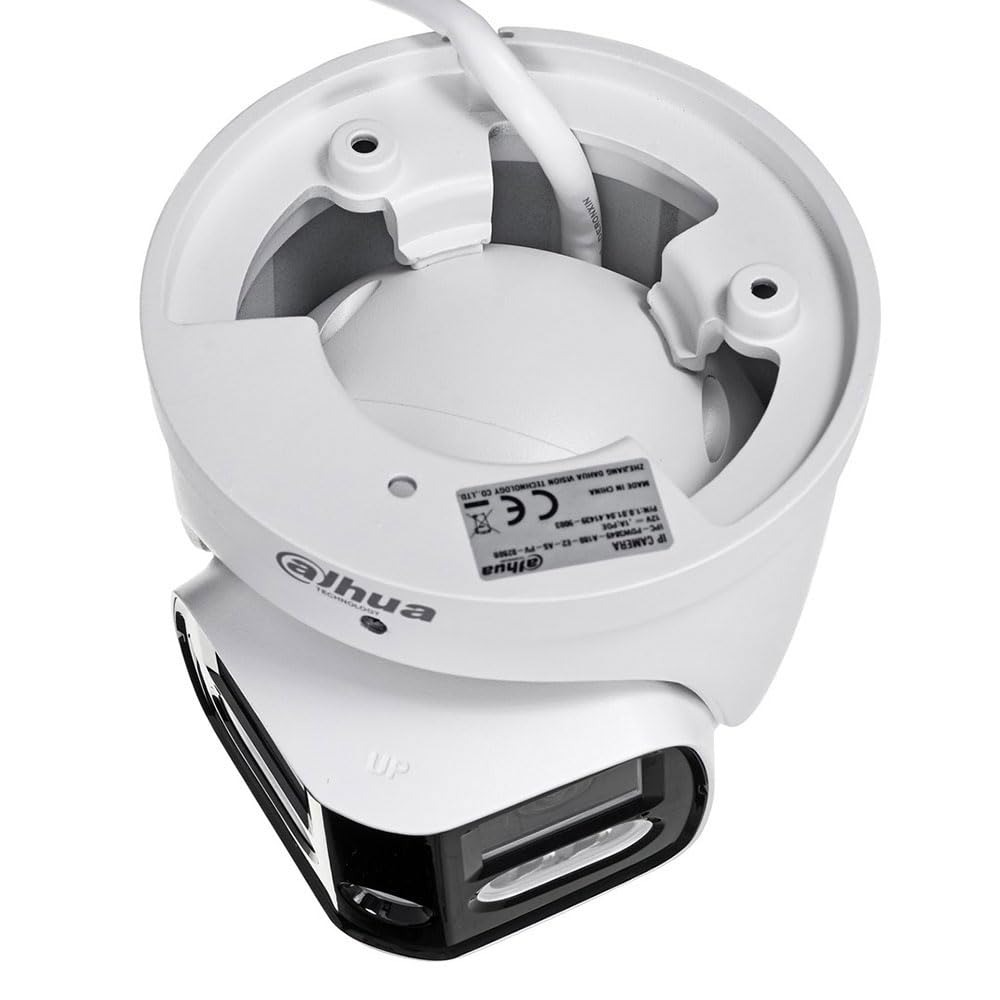 Dahua IPC-PDW3849-A180-E2-AS-PV-0280B Caméra double 4MP Full Color, 2.8mm, IR 25m, IVS, SMD, PoE, IP67