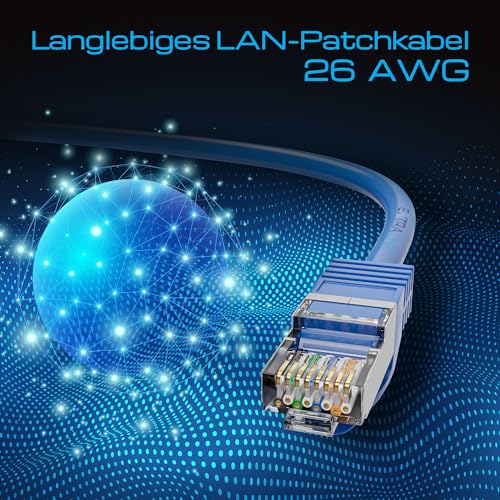 Extralink EX.6549 câble de réseau Bleu Cat6a SF/UTP (S-FTP)