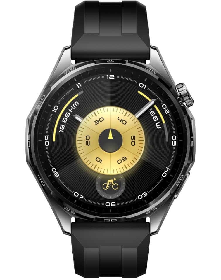 "Huawei WATCH GT6 3,73 cm (1.47"") AMOLED 46 mm Numérique 466 x 466 pixels Écran tactile Noir GPS (satellite)"