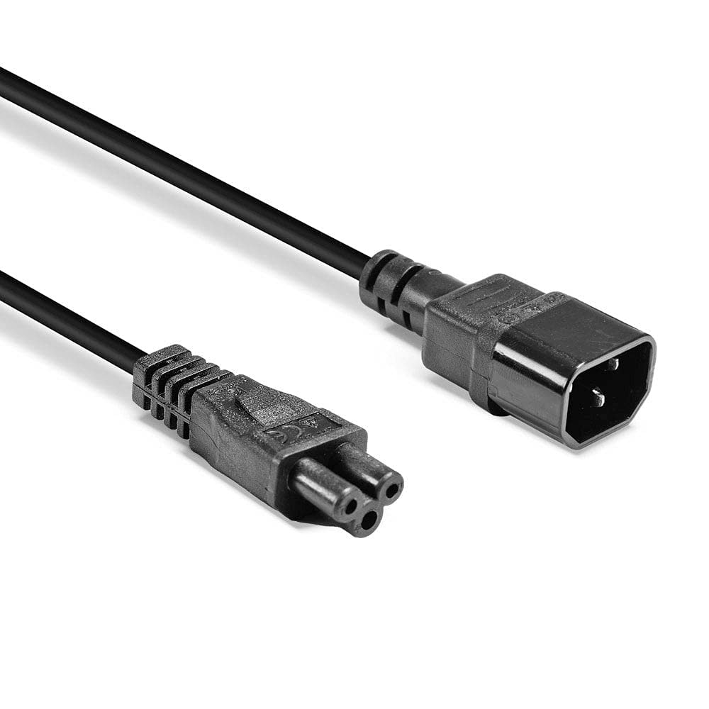 LINDY 2m IEC C14 to IEC C5 Cloverleaf Extension Cable