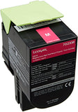 LEXMARK 702XM cartouche de toner magenta capacité standard 4.000 pages pack de 1 retour program