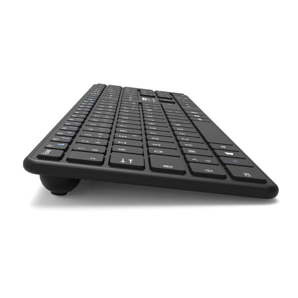 PORT DESIGNS Rechargeable Bluetooth Keyboard Ultra Slim and Elegant Design Rechargeable Battery 10meters Bluetooth range Compatible