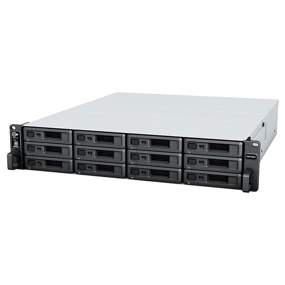 SYNOLOGY RS2423RP+ 12-BAY Rackstation AMD Ryzen Embedded V1780B QUAD CORE 8Go RAM HDD/SSD Only