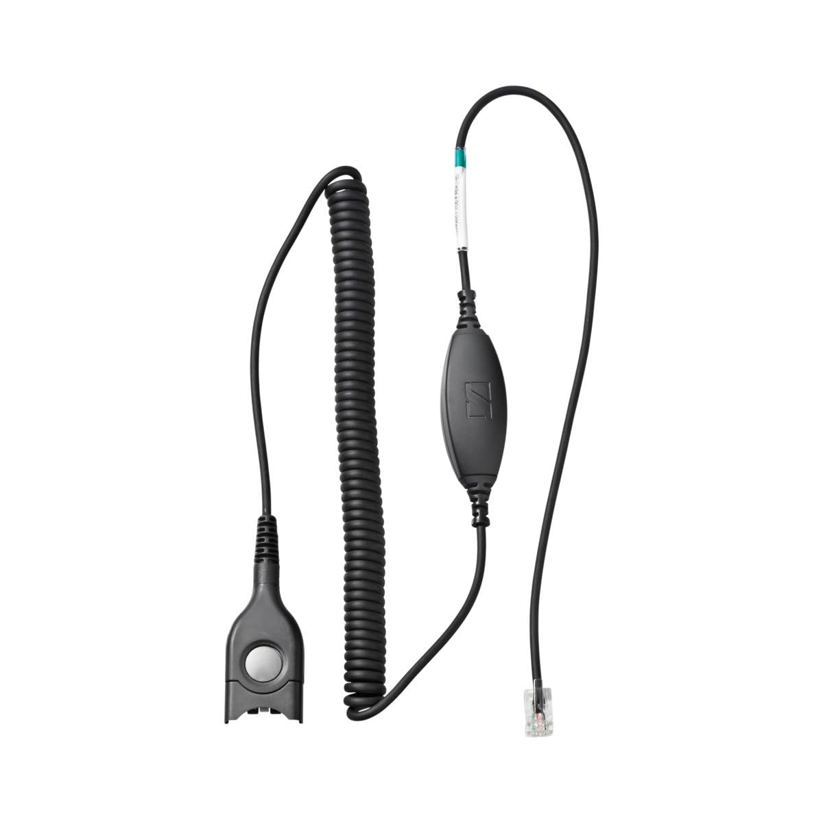 EPOS Bottom cable: EasyDisconnect to Modular Plug Coiled cable code 24.To be used for direct connection to some phone