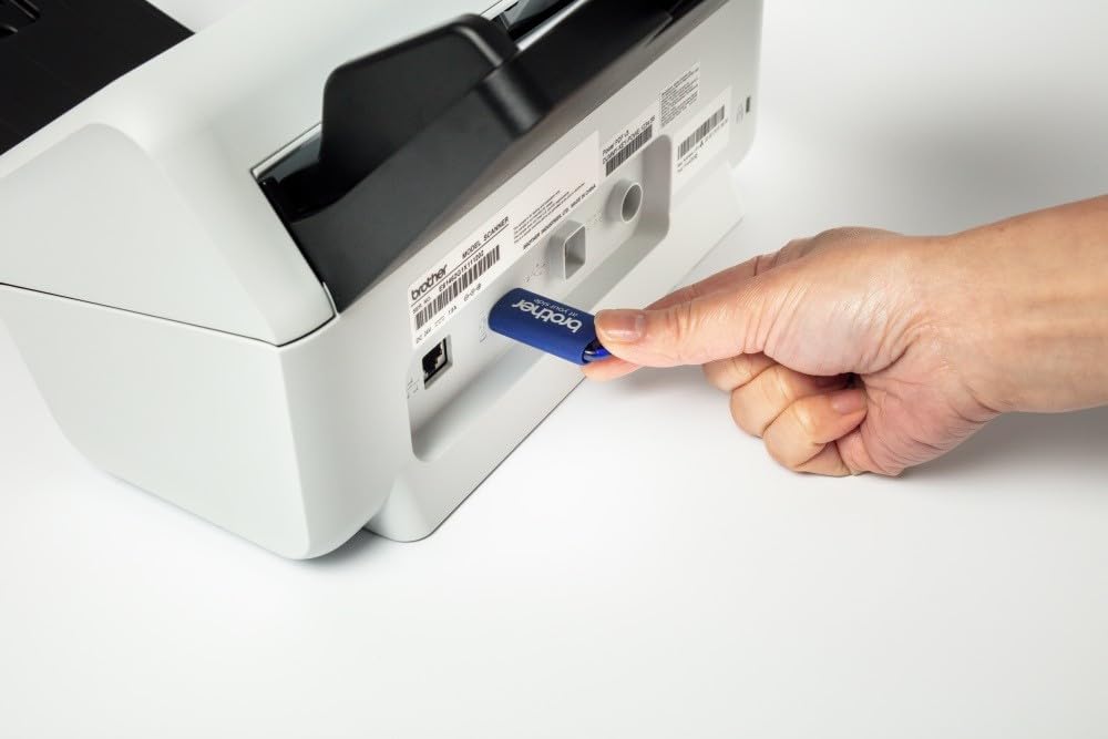 BROTHER Document Scanner Duplex Office 40ppm/80ipm ADF Feeder 80 f. ethernet