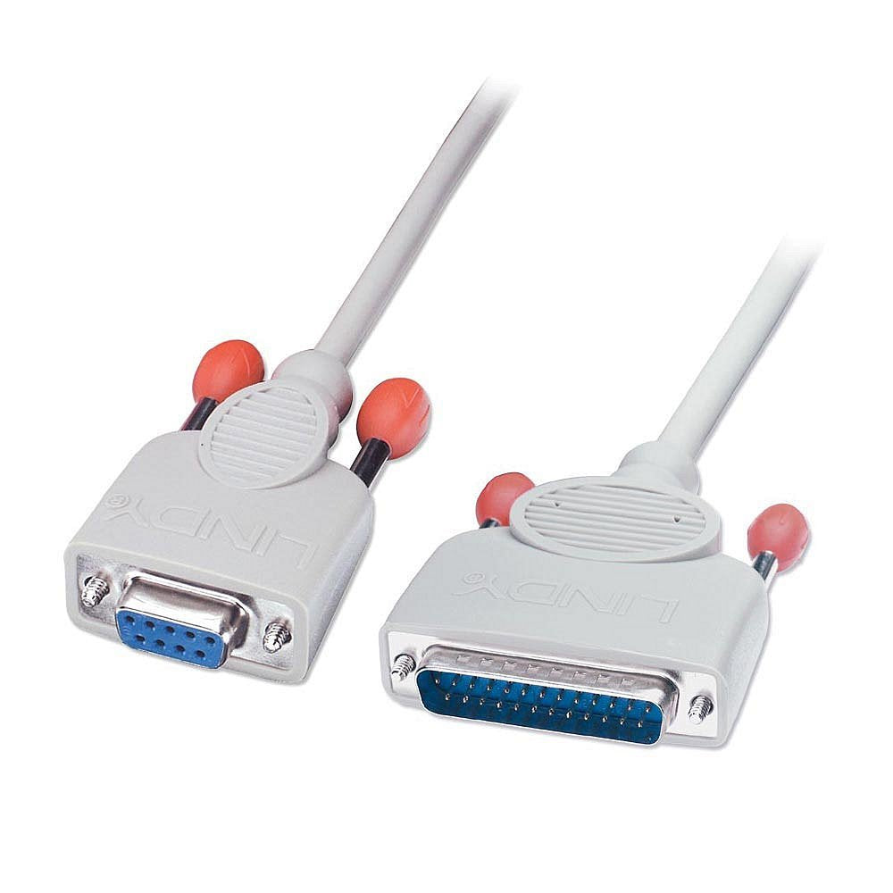 LINDY Serial printer Cable 9 pol. coupling/25 pol. plug 2m
