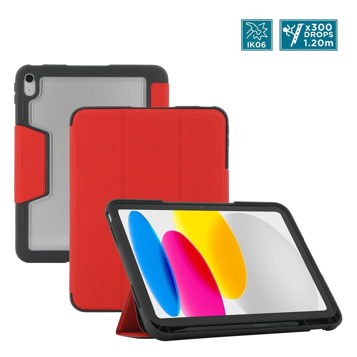 Ultra Rugged Case for iPad 11'' 2025 red