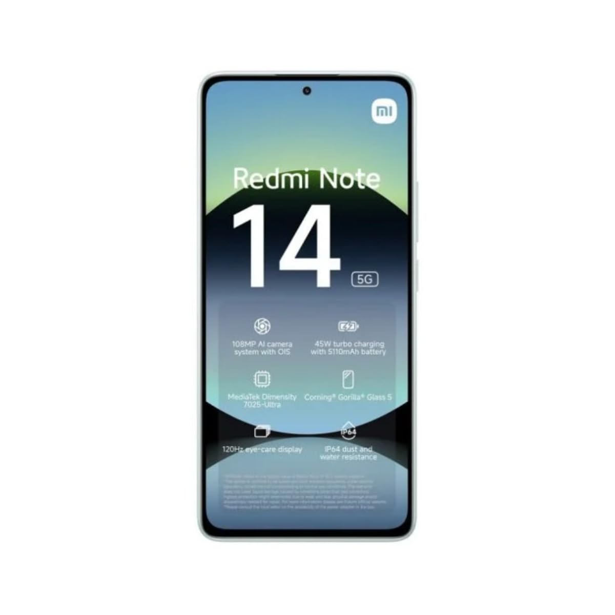 Xiaomi Redmi Note 14 5G (Double Sim - 6.67", 256 Go, 8 Go RAM) Vert