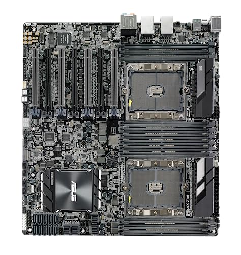 ASUS WS C621E SAGE BMC LGA 3647 Workstation Board Intel C621 with quad-strength graphics support and 12 DDR4 memory slots