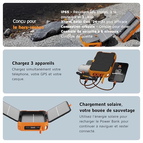 XTORM Powerbank solaire XR203 10.000 mAh