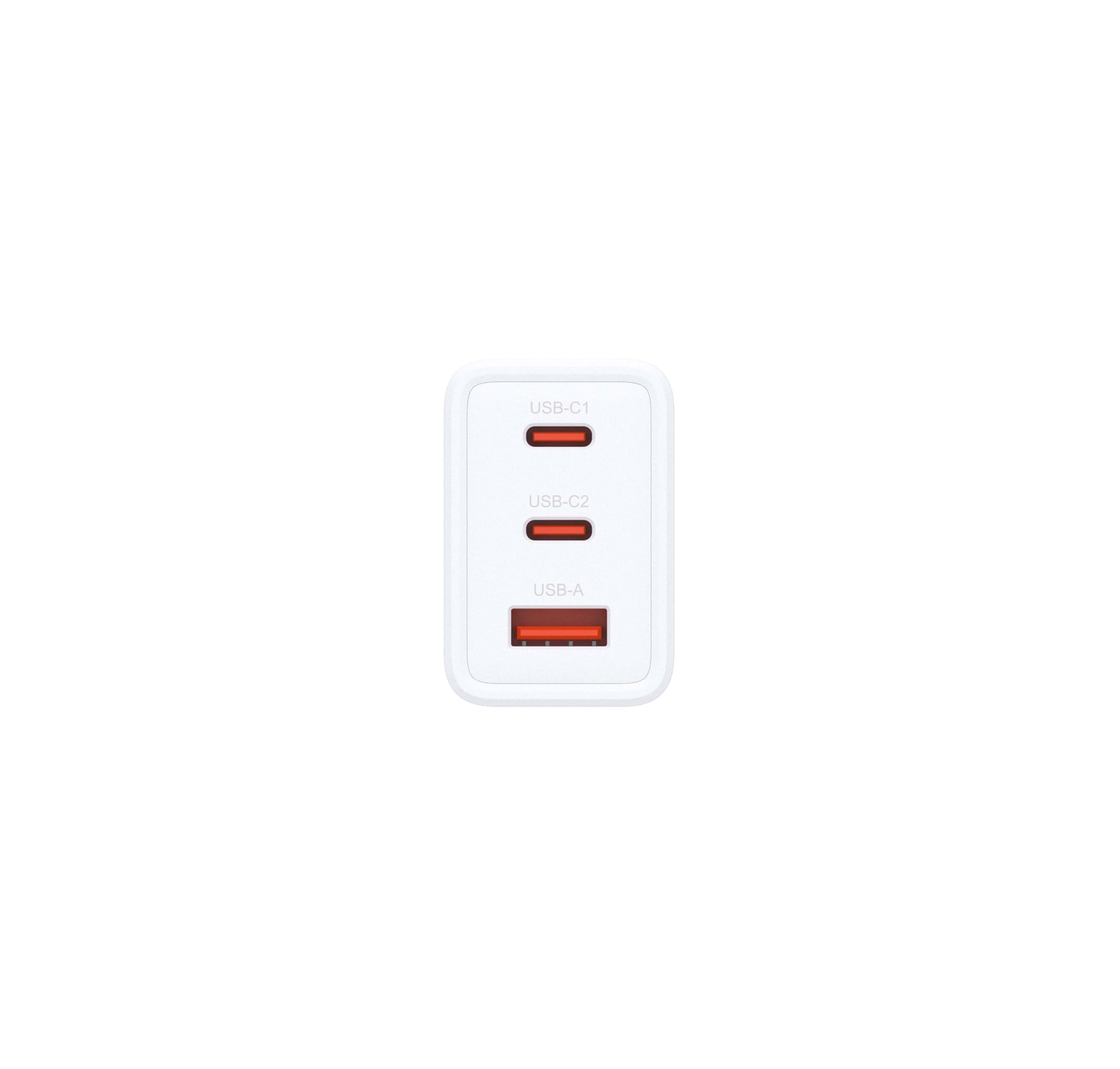 D-LINK 65W GaN Charger 2 USB-C ports 1 USB-A port Simultaneous Charging of 3 devices Fast charging