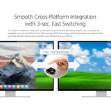 ATEN US3312 Commutateur KVM DisplayPort 4K 2 ports USB-C avec télécommande