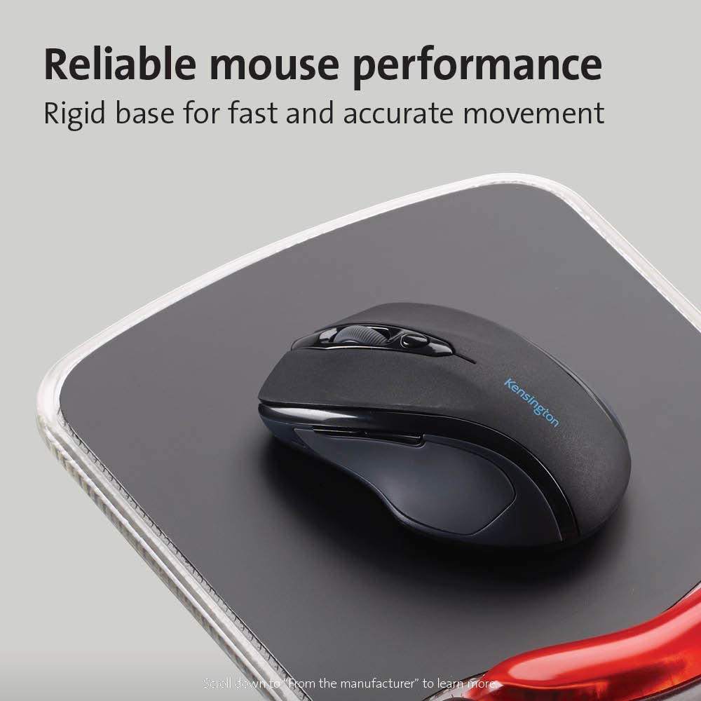 Crystal Gel Mouse Pad/Wave red+black