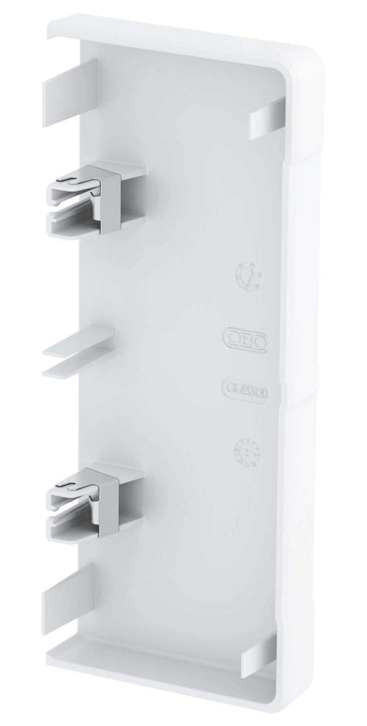 OBO EMBOUT POUR GOULOTTE RAPID 45-2 GK 130x53 PVC BLANC
