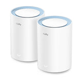 Cudy M1200 2-pack Bi-bande (2,4 GHz / 5 GHz) Wi-Fi 5 (802.11ac) Blanc 1 Interne