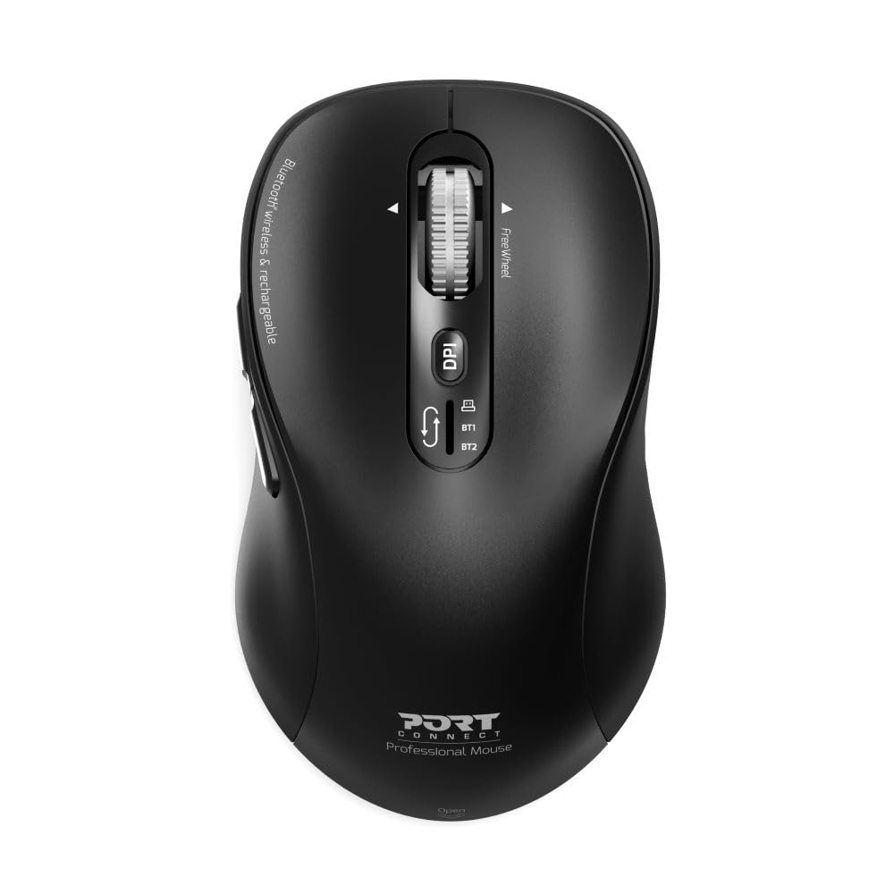 PORT DESIGNS Mouse Rechargeable Bluetooth Combo Pro Type C