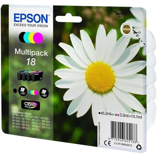 EPSON 3LB 18 ink cartridge black and tri-colour standard capacity 15.1ml 1-pack RF-AM blister w/s