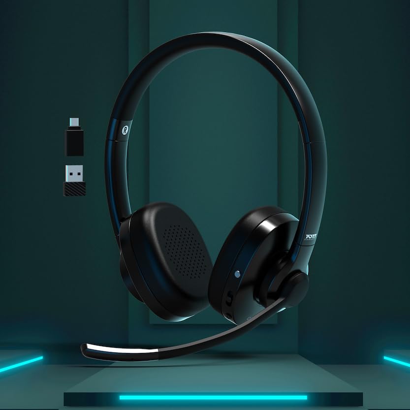PORT DESIGNS Binaural Headset Bluetooth - Pro