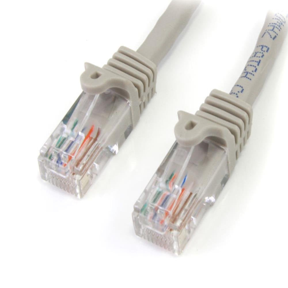 5m Grey Snagless UTP Cat5e Patch Cable