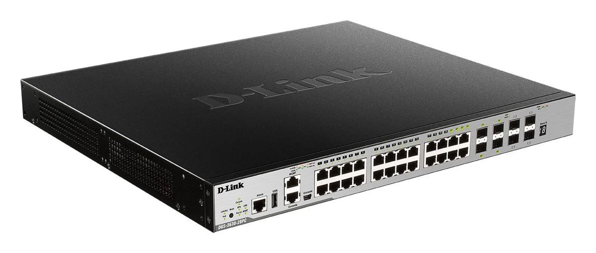 D-LINK 28-Port Layer 3 Gigabit PoE Stack Switch (SI)