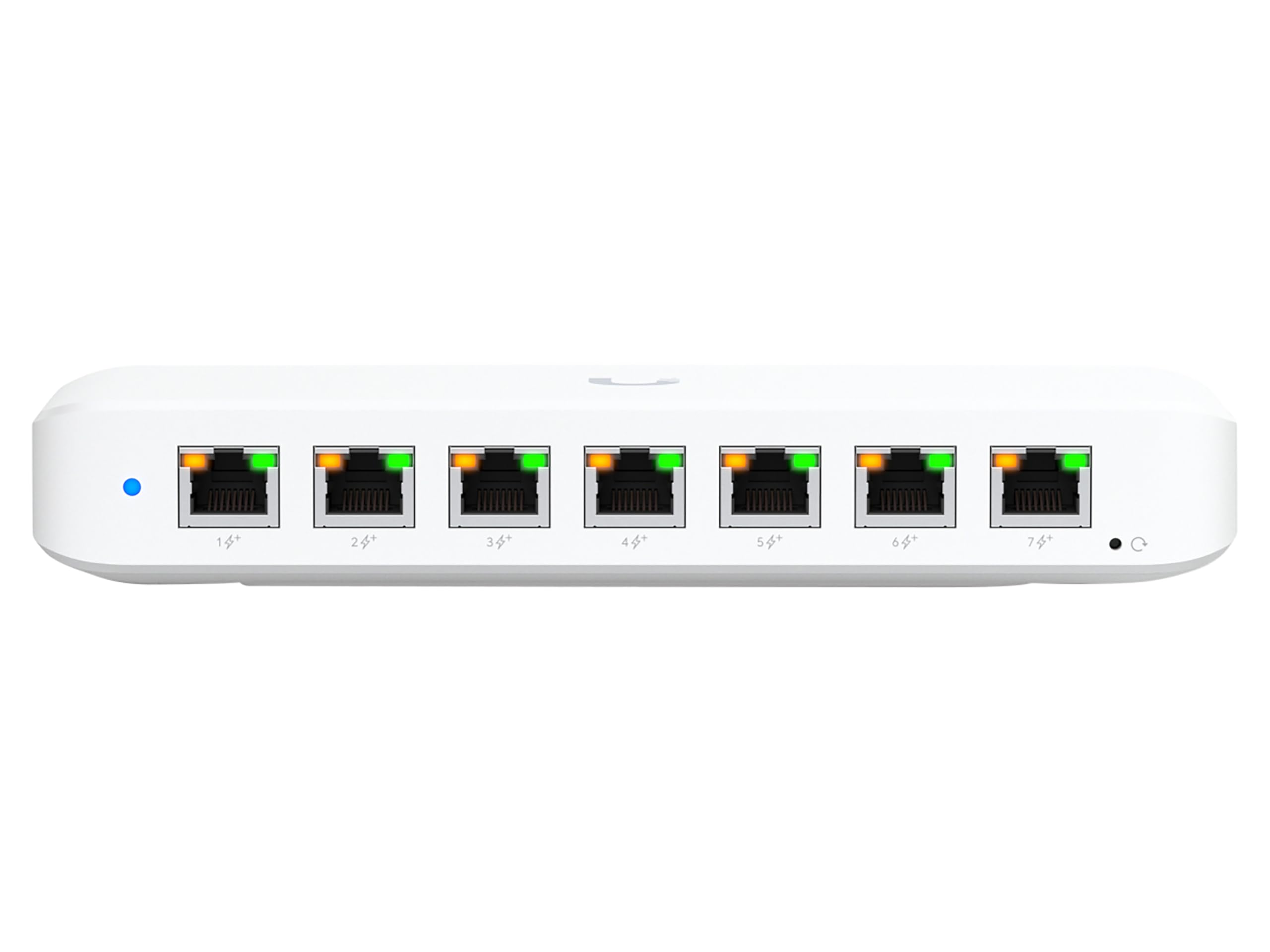 UniFi 8 port GbE PoE+Switch powered by