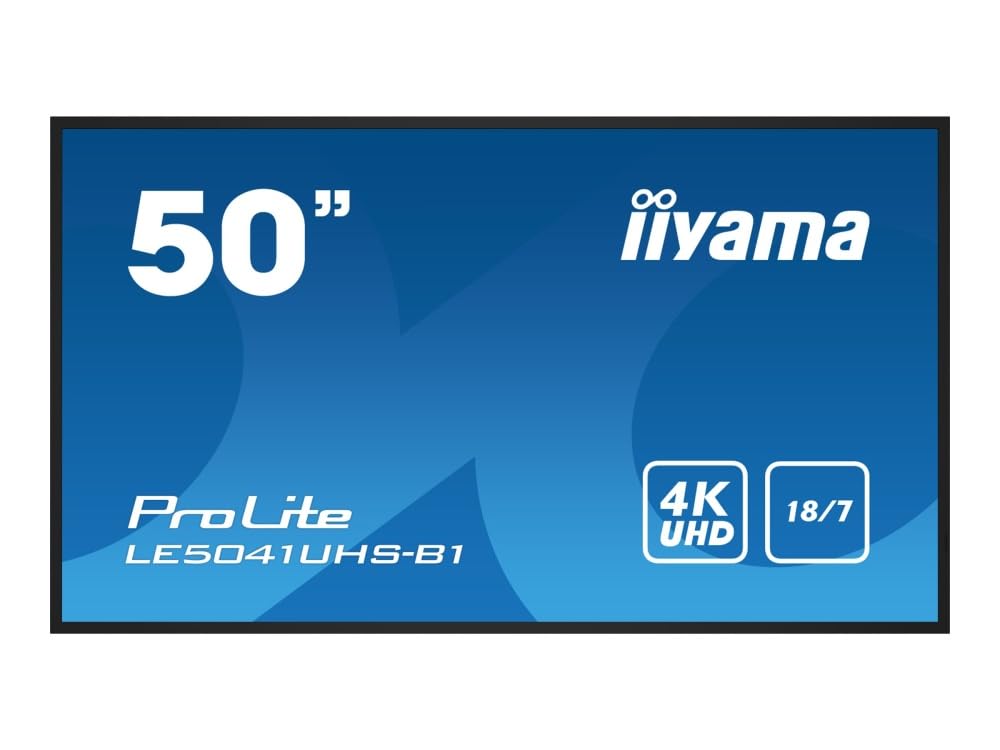 IIYAMA- Afficheur professionnel 50" LE5041UHS-B1