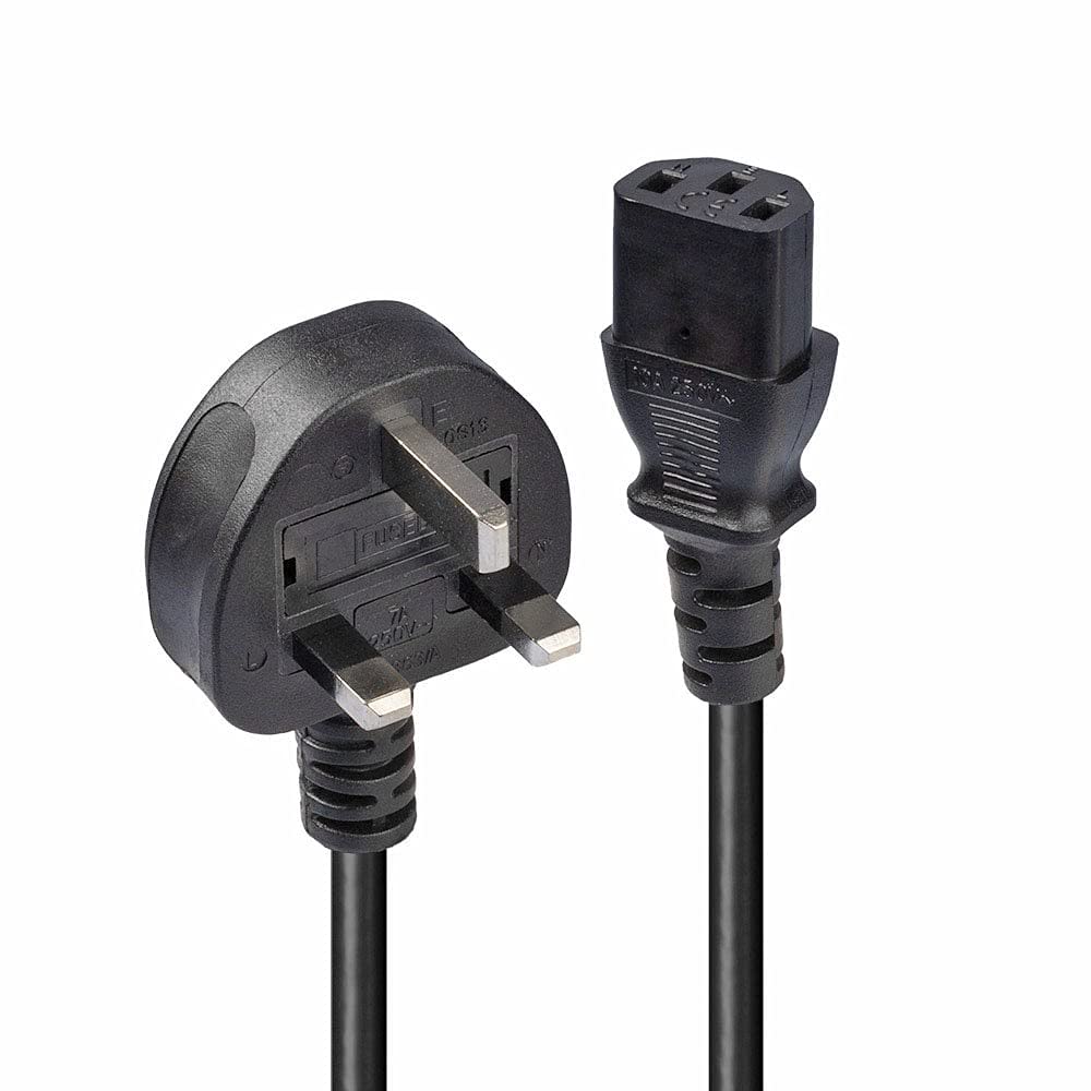 LINDY 2m IEC mains lead UK