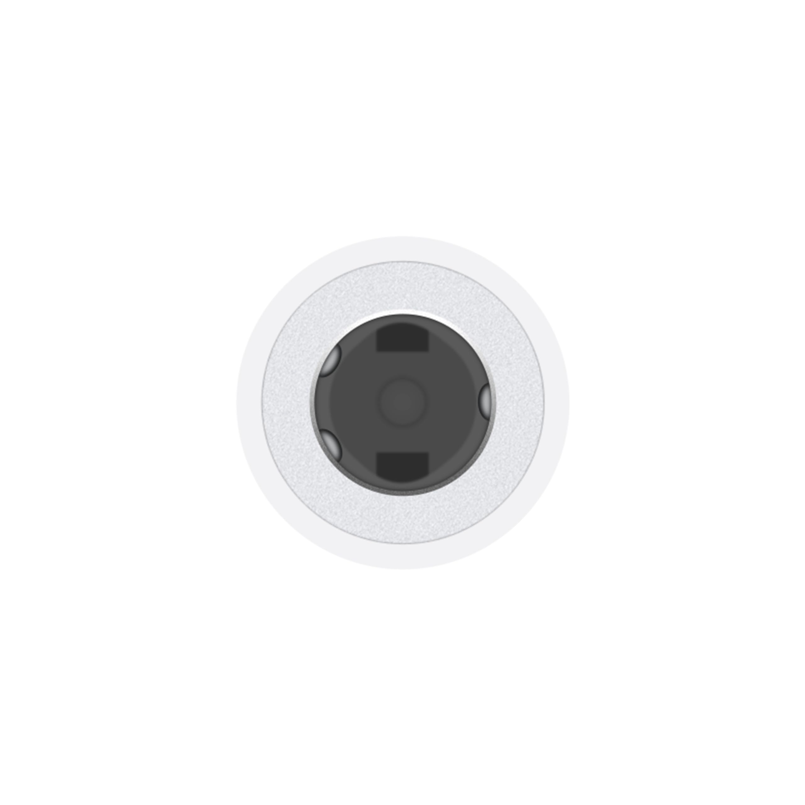 Apple MU7E2 - Adaptateur USB Type-C vers Jack 3.5mm - Blanc (Original, Blister)