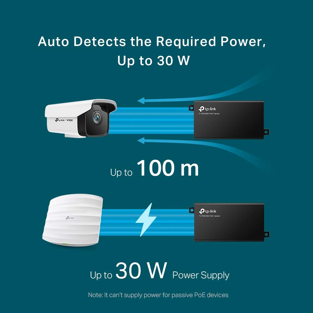 TP-Link TL-POE160S adaptateur et injecteur PoE Gigabit Ethernet