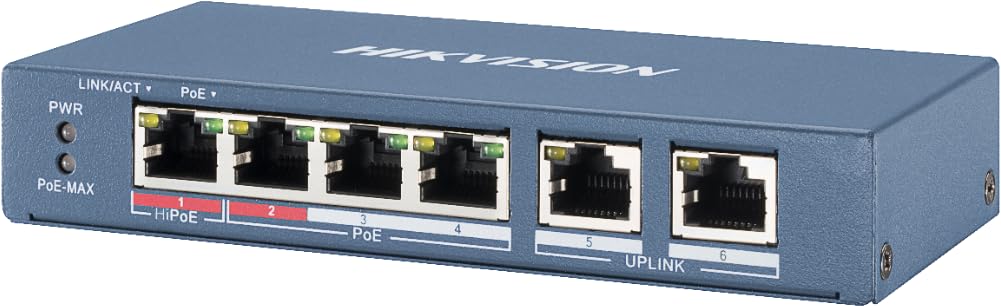 Hikvision DS-3E0106HP-E Commutateur