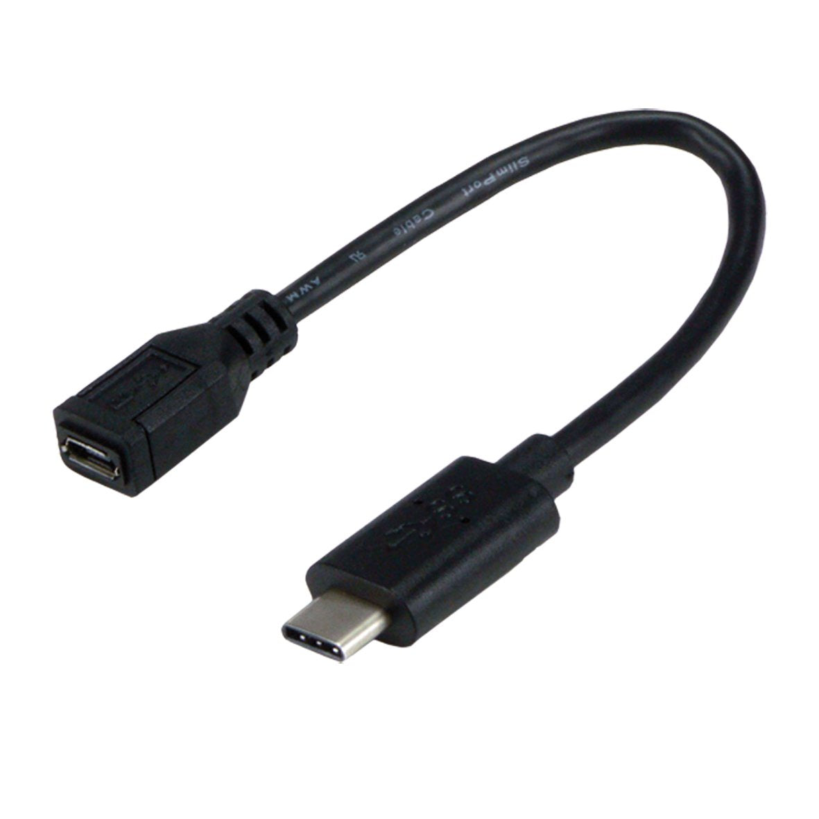 MCL Adaptateur USB 3.1 type C / USB 2.0 micro B femelle - 17cm    (P)