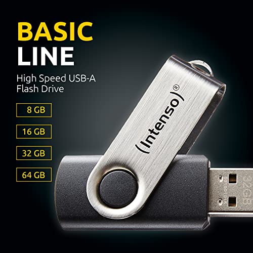 INTENSO Clé USB 2.0 Basic Line - 64 Go