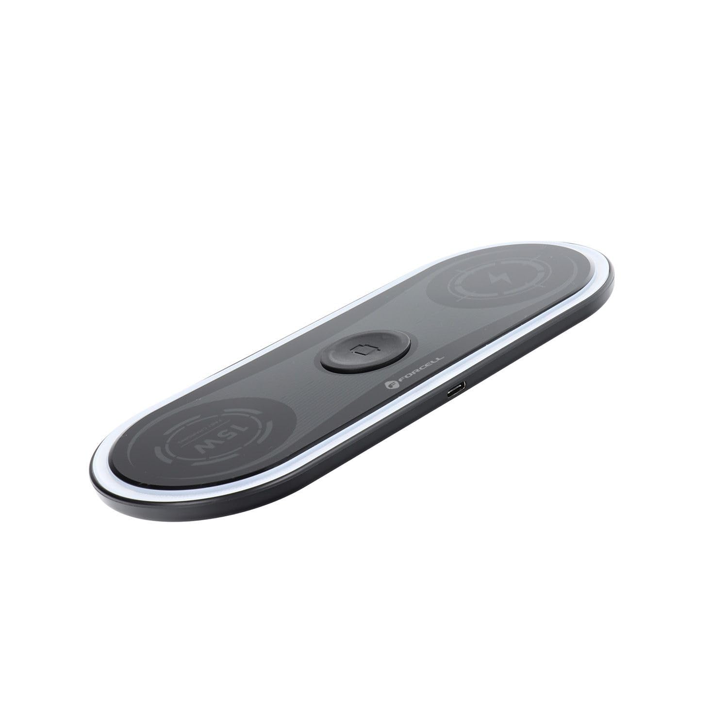 Forcell - Chargeur à Induction Rapide (3 en 1, 15W, Noir) Emballage Original